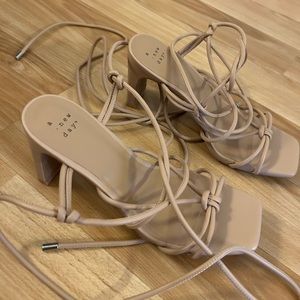 Never wore strapped sandals